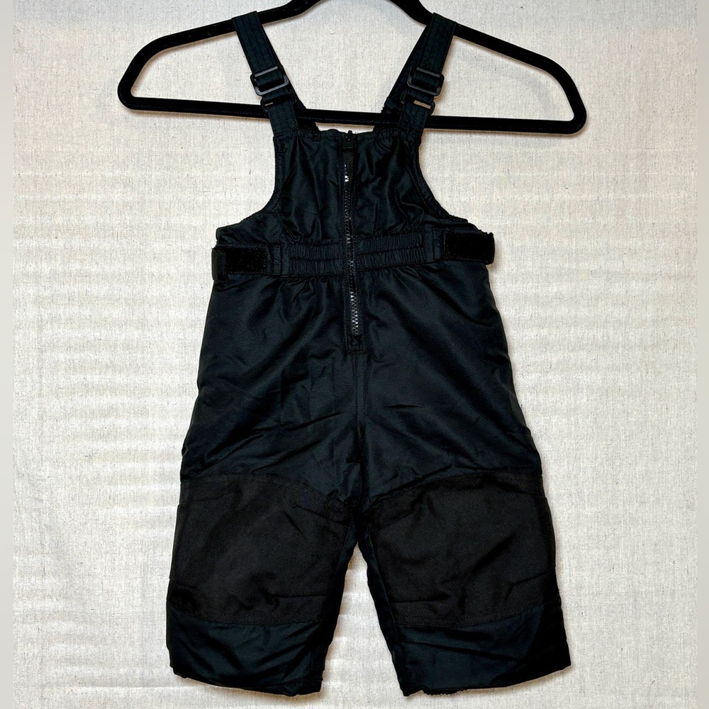 CAT & JACK Baby Toddler‎ Snow Bib Ski Pants  Size 12M Black Insulated Adjustable